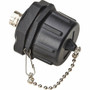 Tripp Lite series Rigid Industrial BNC Adapter (M/F) - IP68, Black - 1x BNC Antenna - Male - 1 x BNC Antenna - Female - Nickel - Gold (Fleet Network)