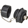 Tripp Lite series Rigid Industrial BNC Adapter (M/F) - IP68, Black - 1x BNC Antenna - Male - 1 x BNC Antenna - Female - Nickel - Gold (A200-FF-BNC)