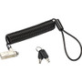 Kensington Slim NanoSaver 2.0 Portable Keyed Laptop Lock - 5.9 ft (1.80 m) Cable - Portable - Keyed Alike Lock - Silver - Carbon - For (Fleet Network)