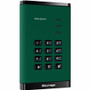 iStorage diskAshur3 1 TB Portable Solid State Drive - 2.5" External - Green  - Printer, Scanner, Camera Device Supported - USB 3.2 1) (Fleet Network)