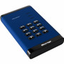 iStorage diskAshur3 1 TB Portable Solid State Drive - 2.5" External - Blue  - Printer, Scanner, Camera Device Supported - USB 3.2 (Gen (IS-DA3-256-SSD-1000-BE)