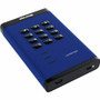 iStorage diskAshur3 1 TB Portable Solid State Drive - 2.5" External - Blue  - Printer, Scanner, Camera Device Supported - USB 3.2 (Gen (IS-DA3-256-SSD-1000-BE)