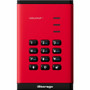 iStorage diskAshur3 512 GB Portable Solid State Drive - 2.5" External - Red  - Printer, Scanner, Camera Device Supported - USB 3.2 1) (Fleet Network)