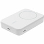 Belkin BoostCharge Pro Magnetic Power Bank with Qi2 15W 10K - For iPhone, Qi2-enabled Device - 10000 mAh - 2 x USB - White (BPD008btWH)