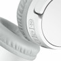 Belkin Wireless Bluetooth On-Ear Headphones for Kids w/ Mic - 85dB Limit - w/ USB-C Cable - Headset - White - Stereo - Mini-phone - - (AUD002btWTV3)