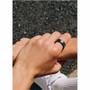 Samsung Galaxy Ring, Size 11, Titanium Black - Android - Accelerometer, PPG Sensor, Temperature Sensor - Sleep Quality, Heart Rate, - (SM-Q501NZKAXAC)