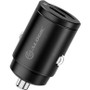 Alogic CRCC30 Rapid Power Mini Car Charger - 30W Dual USB-C - 12V DC Input