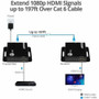 SIIG Full HD HDMI Extender With IR Over Network Cabling 164 Ft Range Dual RJ45 Ports In Out 1080p RJ-45 Mm X CE-H3EX01-S1