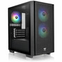 Thermaltake Versa H16 TG ARGB Micro Tower Chassis - Micro Tower - Black - Mesh, Tempered Glass, SPCC - 3 × 120mm Fan(s) Installed - - (Fleet Network)