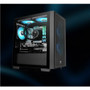 Thermaltake Versa TG ARGB Micro Tower Chassis Black Mesh Tempered Glass SPCC Triple Fan Layout Installed S CA-1Y8-00S1WN-02