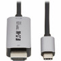 Tripp Lite series U444-006-H8K6 HDMI/USB-C Audio/Video Cable - 6 ft (1.83 m) HDMI/USB-C A/V Cable for Audio/Video Device, Monitor, TV, (U444-006-H8K6)