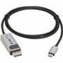 Tripp Lite series DisplayPort/USB-C Audio/Video Cable - 3 ft (0.91 m) DisplayPort/USB-C A/V Cable for Audio/Video Device, Monitor, TV, (Fleet Network)