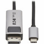 Tripp Lite series DisplayPort/USB-C Audio/Video Cable - 3 ft (0.91 m) DisplayPort/USB-C A/V Cable for Audio/Video Device, Monitor, TV, (U444-003-DP8K6)