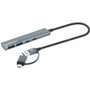 Manhattan 4-Port USB 3.0 Type-C / Type-A Combo Hub 2x2 - USB Type A, USB Type C - 640 MB/s - Notebook, Desktop, Smartphone, Mouse, - - (181075)