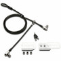 Kensington Universal 3-in-1 Keyed Cable Lock - Twin Lockheads - Custom Keyed - 6 ft (1.83 m) Cable - Custom Keyed - Carbon Steel, - (Fleet Network)