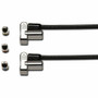 Kensington K63384 Universal 3-in-1 Keyed Cable Lock - Twin Lockheads - Custom Keyed - 6 ft (1. 83 m) Carbon Steel Cable
