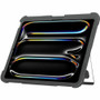 Targus THD969GL SafePort Rugged Max Case for iPad Pro 13-inch - M4 - Clear - Drop Resistant - Military-Grade Protection - Kickstand - Hand Strap
