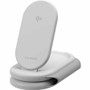 Alogic PackAway 3-in-1 Qi2 Fast Wireless Charger - For Earbud, Smartwatch, Smartphone, iPhone, AirPod - 5 V DC, 9 V DC, 12 V DC, 15 V (Fleet Network)