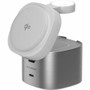 Alogic PowerPod 4-in-1 Qi2 Fast Wireless Charging Stand - For USB Type-C Device, Notebook, Earbud, AirPod, iPhone, Smartphone, MacBook (AL41WCPO-WH)