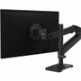 Ergotron Desk Mount for Monitor, LCD Display - Black - Height Adjustable - 1 Display(s) Supported - 34" Screen Support - 22 lb g) Load (Fleet Network)
