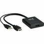Tripp Lite series 8K HDMI to DisplayPort Active Converter (M/F) with USB Power, 1 ft. (0.3 m) - 1 x HDMI Digital Audio/Video - Male, 1 (Fleet Network)