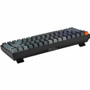 Adesso EASYTOUCH 1000 Keyboard - 84-Key Compact Wired/Wireless - Bluetooth/RF 2.40 GHz - RGB LED Backlit - Gray