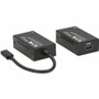 Tripp Lite series USB-C to HDMI over Cat6 Extender Kit, Transmitter/Receiver, 4K 120 Hz, HDR10, Up to 82 ft. (25 m) - 196 ft (59740.80 (B127C-1A1-CH2)