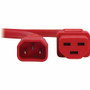 Tripp Lite by Eaton P037-006-ARD Heavy-Duty Power Cord - C14 to C21 - 15A 250V - 14 AWG - 6 ft Red
