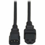 Tripp Lite by Eaton P037-004 Power Cord - C14 to C21 Heavy-Duty - 15A 250V - 14 AWG - 4 ft Black