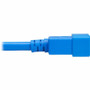 Tripp Lite Heavy Duty To Power Cord 12 AWG 3 Ft Blue For Network Switch Heavy-Duty Series PDU UPS M P035-003-ABL