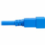 Tripp Lite series Power Cord, C20 to C21 - Heavy-Duty, 20A, 250V, 12 AWG, 2.5 ft. (0.76 m), Blue - For Network Switch, PDU, UPS, Rack, (P035-2P5-ABL)