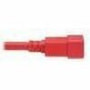 Tripp Lite series Power Cord C20 to C21 - Heavy-Duty 20A 250V 12 AWG 6 ft 1 8 m Red - For Network Switch PDU UPS Switch