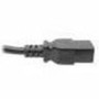 Tripp Lite series Power Cord C14 to C21 - Heavy-Duty 15A 250V 14 AWG 2 ft 0 6 m Black - For Computer Server UPS PDU Rack