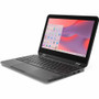 Lenovo 83L40000CF 500e Chromebook Gen 4s - 11. 6" Touchscreen Convertible 2-in-1 - Intel N100 Quad-Core - 4 GB RAM - 64 GB eMMC - ChromeOS - Gray