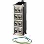 Tripp Lite series N063-008-6A-SH Network Patch Panel - 8 Port(s) - 8 x RJ-45 - Category 5, Category 5e, Category 6, Category 6a - - (N063-008-6A-SH)