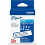 Brother Genuine P-touch TZe233 BL on WHT Label Tape, Laminated, 12mmX8m - x 15/32" (12 mm) Width - White - Water Resistant - Laminated (Fleet Network)