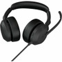 Jabra 25069-999-899 Evolve2 50 Headset - Microsoft Teams Certified - Stereo - Wired/Wireless Bluetooth 5.2 - USB-C & USB-A - 98.4 ft Range
