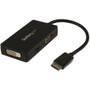 StarTech.com 3 in 1 DisplayPort Multi Video Adapter Converter - 1080p DP Laptop to HDMI VGA or DVI Monitor or Projector Display - a PC (Fleet Network)