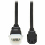 Tripp Lite by Eaton P005-E06 Power Extension Cord - 6 ft Heavy Duty - 15A 120/230V AC - IEC C13 to C14 - Black