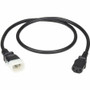 Tripp Lite series P004-E04 Standard Power Cord - For PDU, Computer, Monitor, HDTV, Printer, Server, UPS, Network Device, Switch, Rack (Fleet Network)