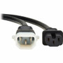 Tripp Lite by Eaton P018-E03-6 Power Extension Cord - 3 ft - 250V/15A - IEC C15 to C14 - Heavy Duty - 6-Pack