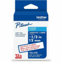 Brother Genuine P-touch TZe232 RD on WHT Label Tape, Laminated, 12mmX8m - x 15/32" (12 mm) Width - White - Water Resistant - Laminated (Fleet Network)