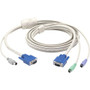 Black Box PS/2 KVM Coaxial Cable - 6 ft Coaxial KVM Cable (Fleet Network)