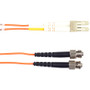 Black Box Fiber Optic Duplex Patch Network Cable - 65.6 ft Fiber Optic Network Cable for Network Device - First End: 2 x ST Network - (Fleet Network)