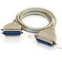 C2G Printer Cable - 6 ft (1.83 m) Data Transfer Cable for Printer - First End: 1 x 36-pin Centronics - Male - Second End: 1 x 36-pin - (02677)