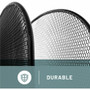 Safco Mesh Desk Organizers - 5 Compartment(s) - Compartment Size : 2" (50.80 mm) - 8.3" (209.55 mm) Height x 12.5" (317.50 mm) Width x (3256BL)