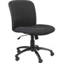 Safco Big & Tall Executive Mid-Back Chair - Black Seat Color - Foam, Polyester Seat Material - Black Frame Color - 5-star Base - Black (Fleet Network)