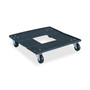 Safco Heavy-duty Stacking Chair Cart - 300 lb (136077.71 g) Capacity - 3" (76.20 mm) Caster Size - Steel - 23.1" (587.25 mm) Width x x (Fleet Network)