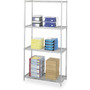 Safco Industrial Wire Shelving - 36" (914.40 mm) Width x 18" (457.20 mm) Depth - 4 x Shelf(ves) - 1250 lb (566990.46 g) Load Capacity (Fleet Network)
