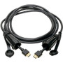 Tripp Lite series P569-012-IND2 HDMI Audio/Video Cable With Ethernet - 12 ft (3.66 m) HDMI A/V Cable for Monitor, Home Theater System, (P569-012-IND2)